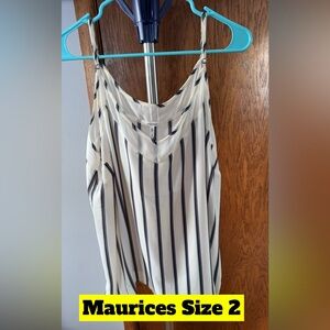 Striped Sleeveless Top
